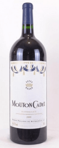 2000 - bordeaux - mouton cadet baron philippe de rothschild magnum 150 cl