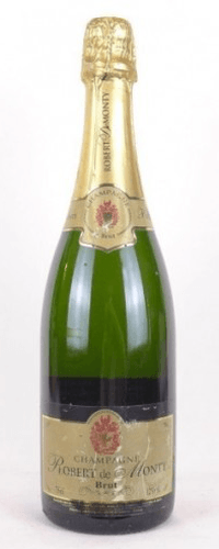 années 90 - champagne - robert de monty brut (non millésimé années 1990 à 2000) - pétillant - champagne
