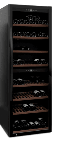 Free-standing wine cooler - WineExpert 180 Fullglass Black