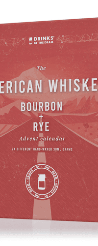 Drinks By The Dram American Whiskey Bourbon Rye Advent Calendar Classic Style