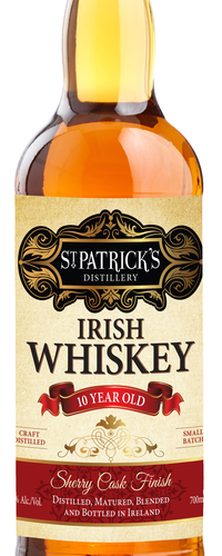 St. Patrick's Distillery - 10 Year Old Irish Whiskey - Sherry Cask Finish 45%