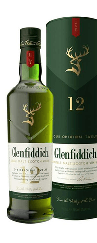 Glenfiddich 12 Year Old Single Malt Scotch Whisky 70cl