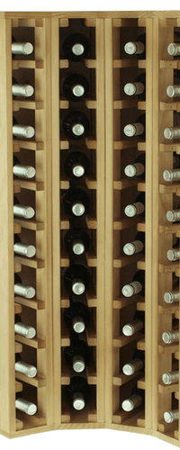Winerex DIA - 40 bottles - Corner rack Oak