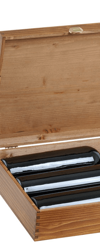 Wooden box in birch - 3 Bottles
