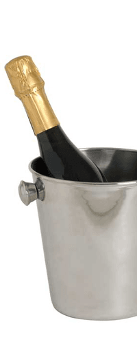 Ice bucket/Champagne cooler half bottles