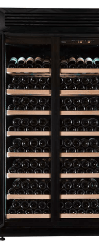 Pevino Pro EVO 280 bottles - Single zone - Black titanium