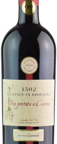 Leonardo da Vinci 1502 Sangiovese Passito Uve Portate a Cesena 2020