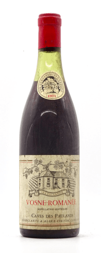 Vosne Romanée, Cave des Paulands, 1971
