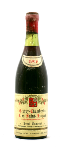 Gevrey Chambertin 1er Cru Clos St Jacques, Domaine Henri Esmonin, 1969