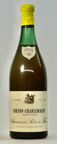 Corton Charlemagne, Grand Cru, Domaine Chanson, 1958