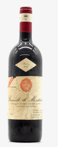 Brunello di Montalcino, Vigna del Fiore, Fattoria Barbi, bn, 1982