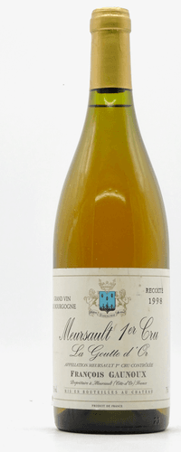 Meursault 1er Cru Goutte d'Or, Domaine François Gaunoux, 1998