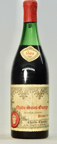 Nuits St Georges 1er Cru, Domaine Thorin Chambert, ts, 1969