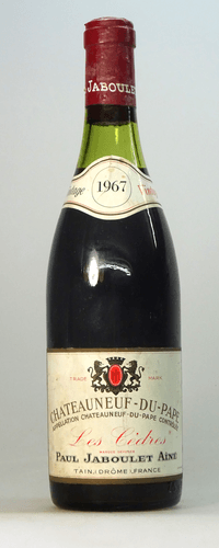 Châteauneuf du Pape Les Cèdres,  Paul Jaboulet Aîné, 1967