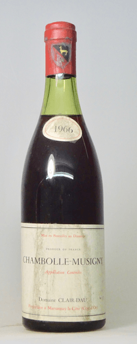 Chambolle Musigny, Domaine Clair Dau, 1966