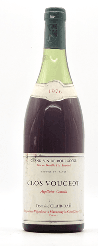 Clos Vougeot, Grand Cru, Domaine Clair Dau, 1976