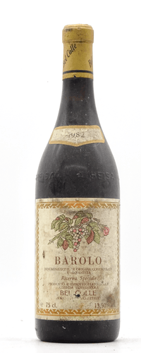 Barolo, Bel Colle, Riserva Speziale, 1982