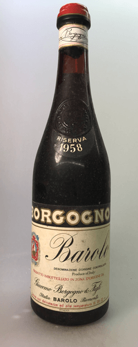 Barolo Riserva Borgogno, 1958