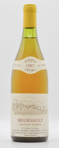 Meursault, Domaine Nicvert, 1987