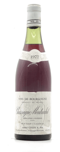 Chassagne Montrachet, Domaine André Colin, vts, 1977