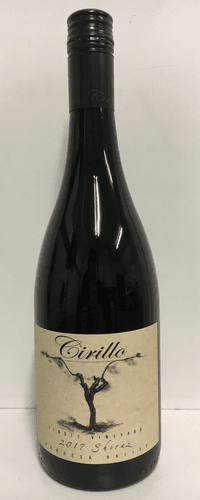 Cirillo Single Vineyard Shiraz 2017