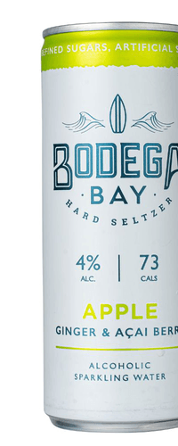Bodega Bay Hard Seltzer Apple with Ginger & Acai Berry