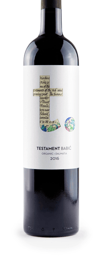 Testament Winery - Babic 2017