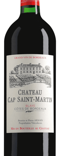 Château Cap Saint Martin Blaye Côtes de Bordeaux jéroboam 2015