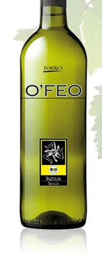 O'Feo, inzolia, Terre Siciliane IGP,Cantine Foraci, Vino Biologico 2017