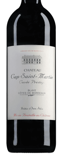 Château Cap Saint-Martin Blaye Côtes de Bordeaux Cuvée Prestige 2015