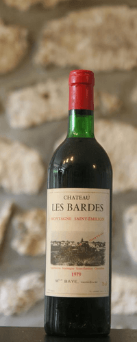 Vin rouge, Château les Bardes 1979