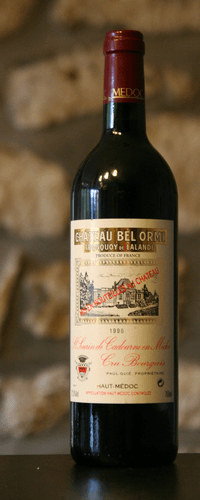 Vin rouge, Chateau Bel Orme Tronquoy de Lalande 1996