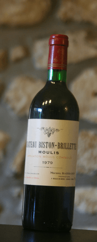 Vin rouge, Château Bistron Brillette 1979