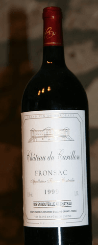 Vin rouge, Chateau du Carillon 1999, magnum
