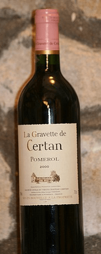 Vin rouge, La Gravette de Certan 2000