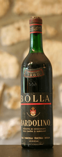 Bardolino, Vin rouge, Casa Vinicola Fratelli Bolla 1960