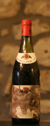Vin rouge, Hautes Cotes de Beaune, Domaine Bouchard 1977