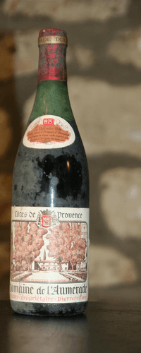 Vin rouge, Domaine de l'Aumerade 1975