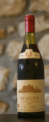 Vin rouge, Domaine Pierre Andre 1976