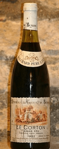 Vin rouge, Bouchard pere et fils 1982