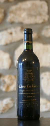 Vin rouge, Clos La Rose 1980