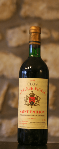 Vin rouge, Château Clos la Fleur Figeac 1979