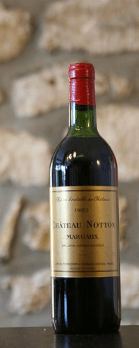 Vin rouge, Château Notton 1983