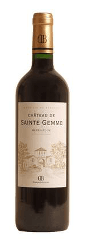Vin rouge, Haut Medoc, Chateau St Gemme 2015