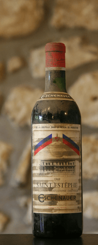 Vin rouge, Château L Eschenauer 1969