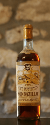 Vin blanc, Monbazillac, Clos du Moulin de Malfouray 1967