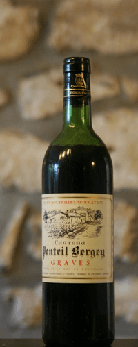 Vin rouge, Chateau Ponteil Bergey 1979