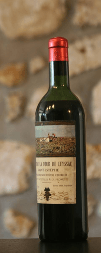 Vin rouge, St Estephe, Château La Tour de Leyssac 1959