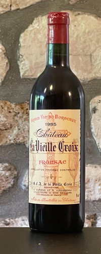 Vin rouge, Fronsac, Château la Vieille Croix 1985