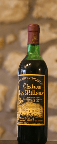Vin rouge, Château Les Millaux 1974